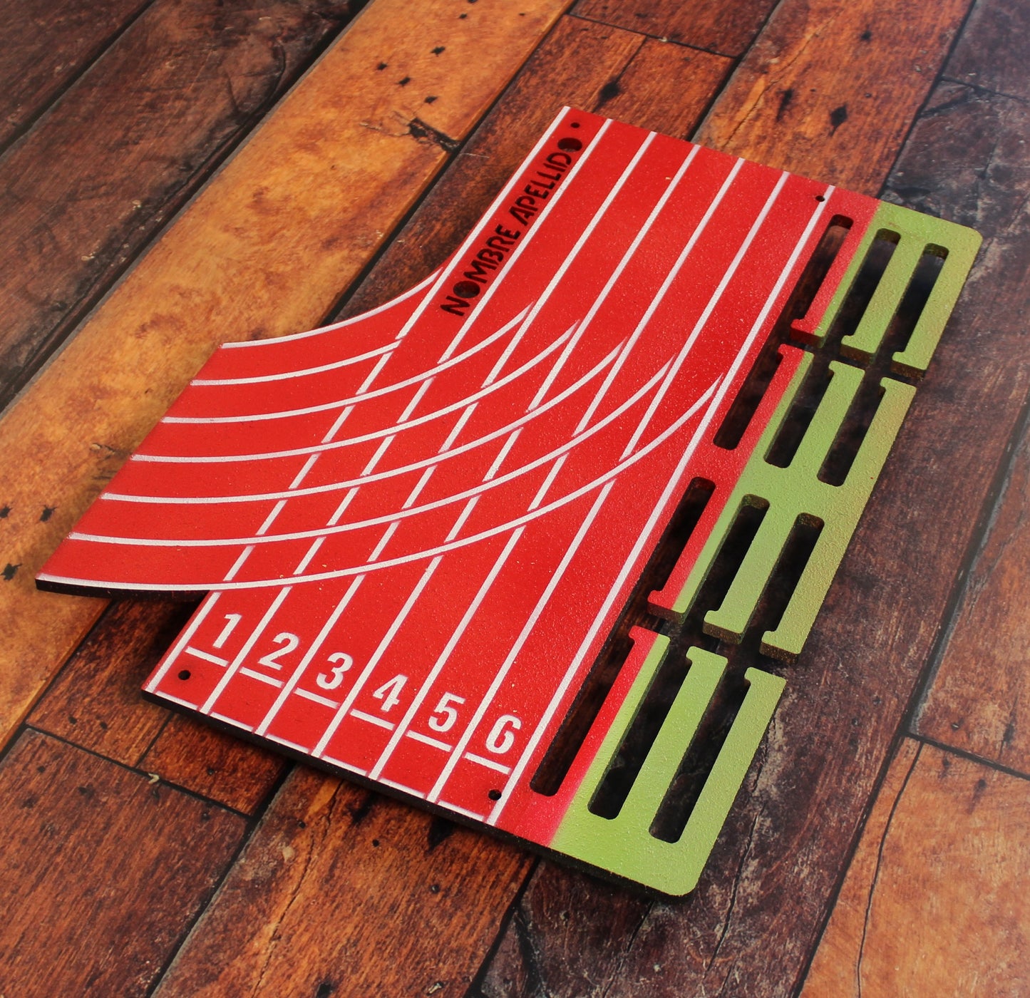 Medallero Running Marathón Pista Atletismo Personalizado con Nombre