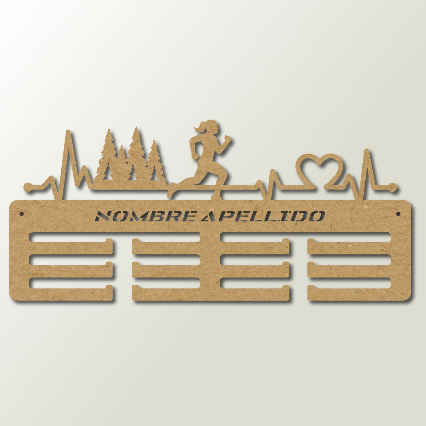 Medallero personalizado running Trail