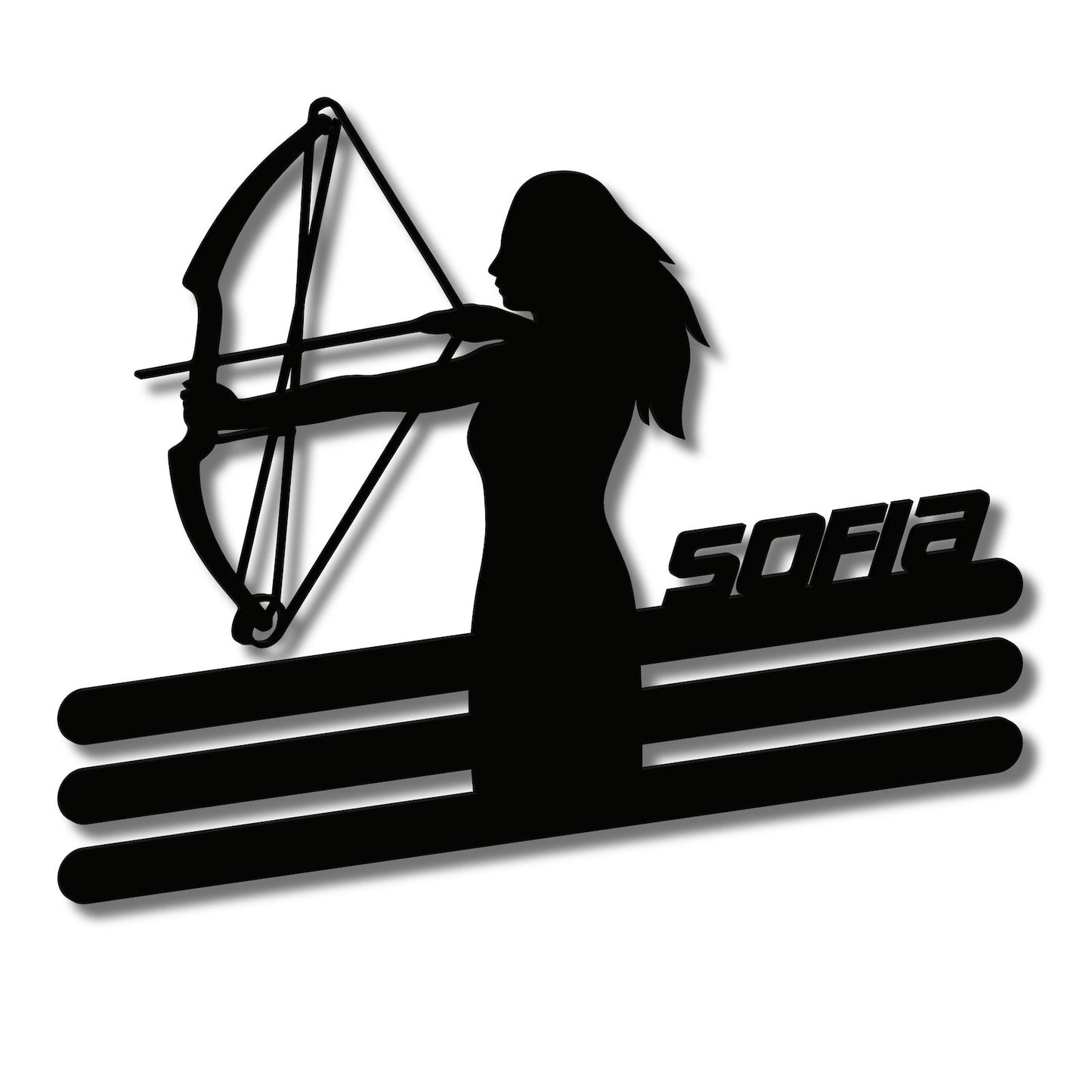 Medallero Tiro con arco Personalizado con Nombre