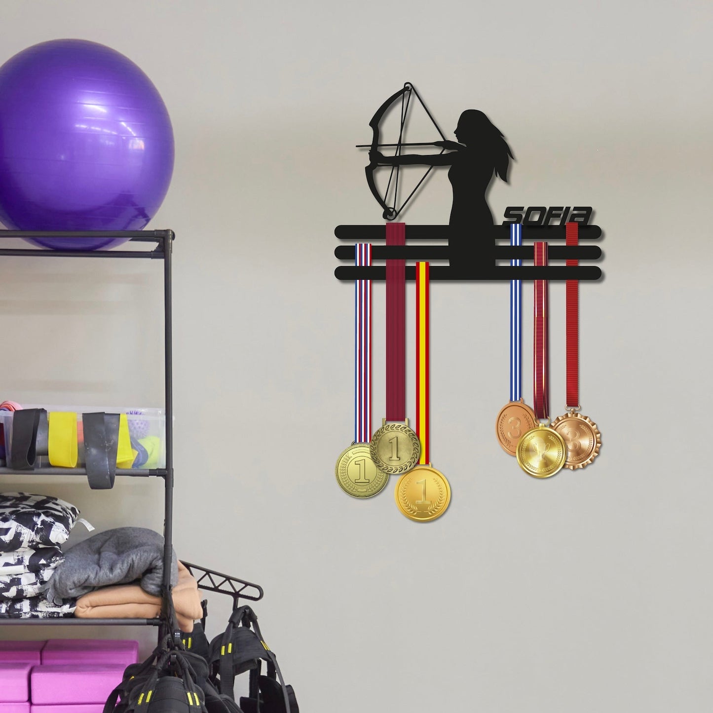 Medallero Tiro con arco Personalizado con Nombre