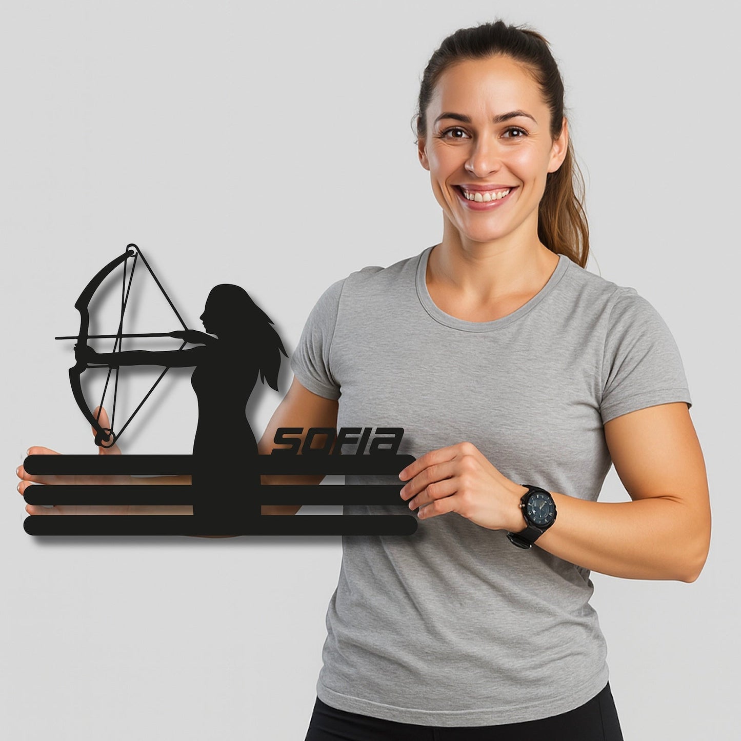 Medallero Tiro con arco Personalizado con Nombre