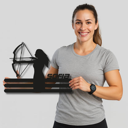 Medallero Tiro con arco Personalizado con Nombre