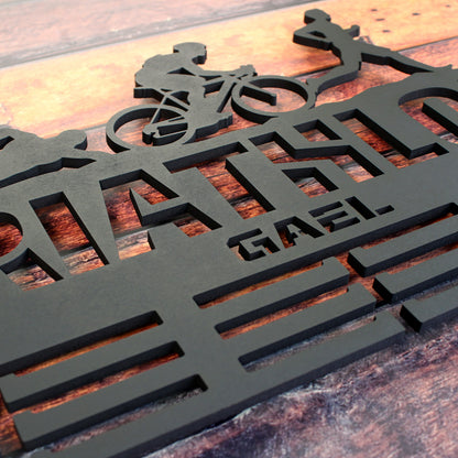 Medallero Triathlón Personalizado con Nombre