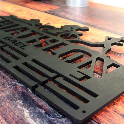 Medallero Triathlón Personalizado con Nombre