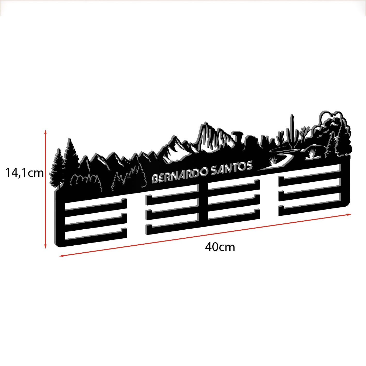 Medallero personalizado running