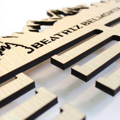 Medallero personalizado running