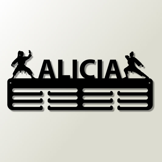 Medallero Karate Personalizado con Nombre