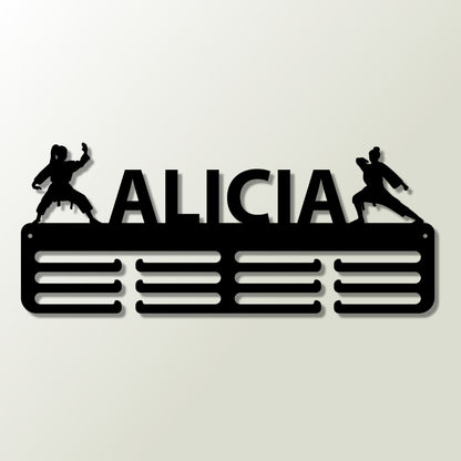 Medallero Karate Personalizado con Nombre