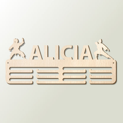 Medallero Karate Personalizado con Nombre