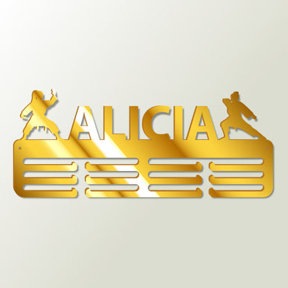 Medallero Karate Personalizado con Nombre