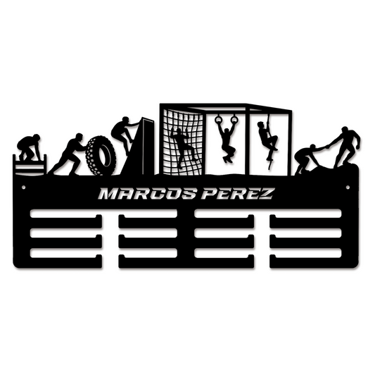 Medallero personalizado Pruebas OCR Carrera de obstáculos