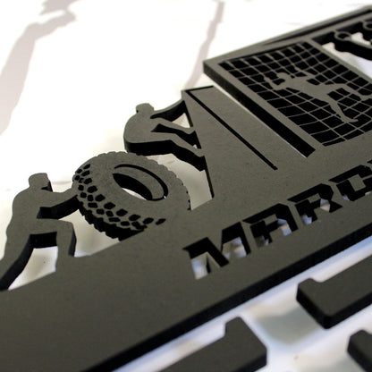 Medallero personalizado Pruebas OCR Carrera de obstáculos