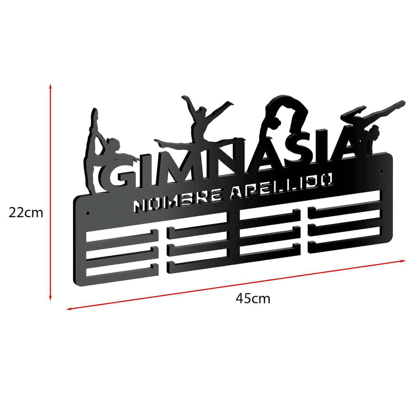 Medallero personalizado gimnasia rítmica Voltereta Real