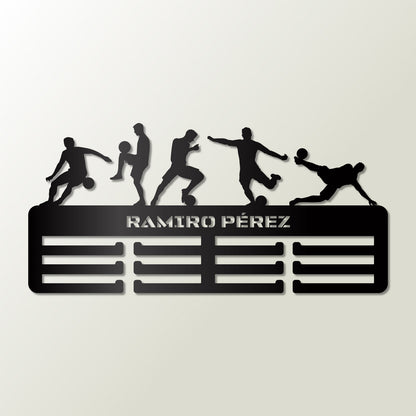 Medallero Fútbol Personalizado con Nombre