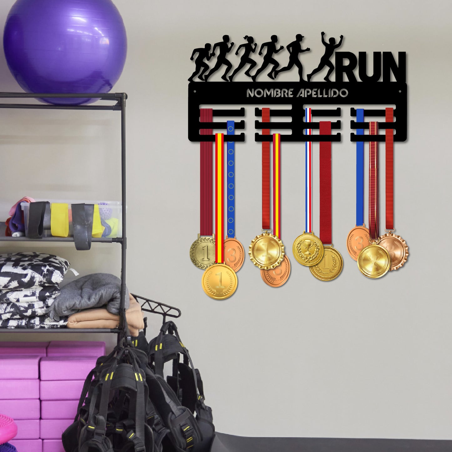 Medallero personalizado running
