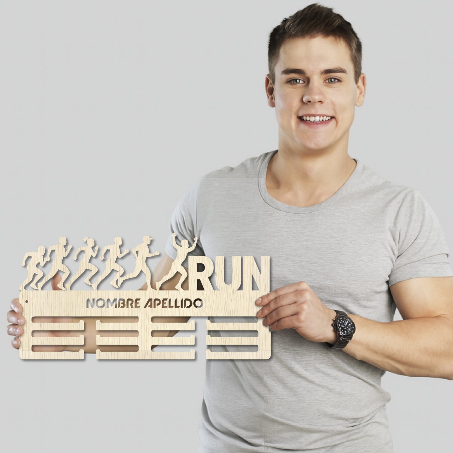 Medallero personalizado running