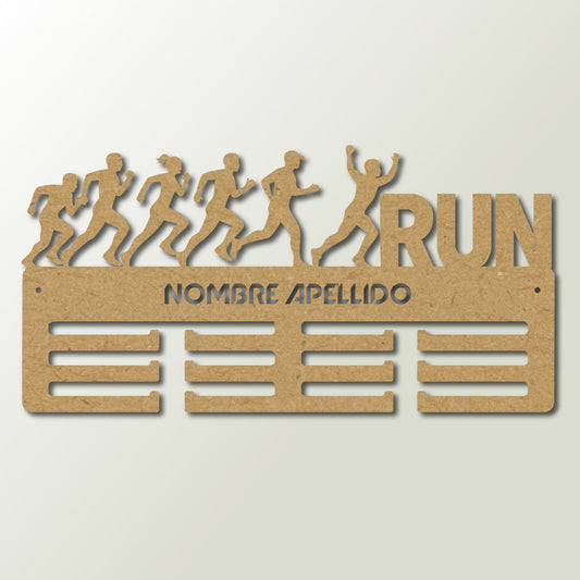 Medallero personalizado running