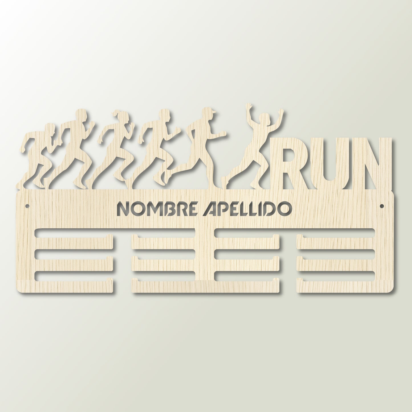 Medallero personalizado running