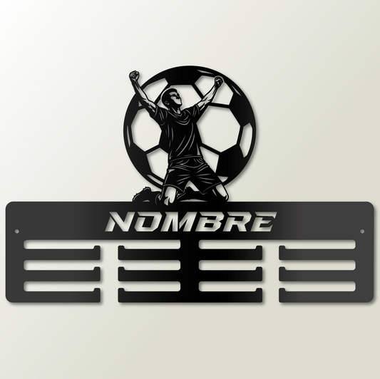 Medallero Fútbol Personalizado con Nombre