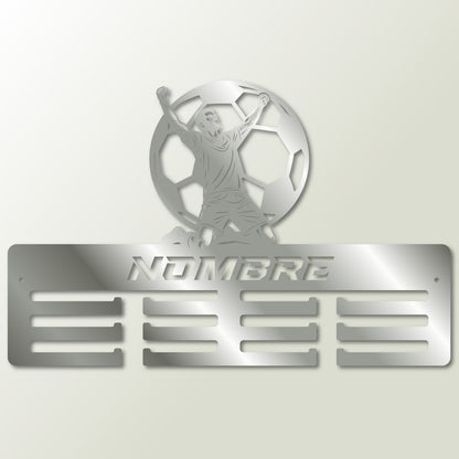 Medallero Fútbol Personalizado con Nombre