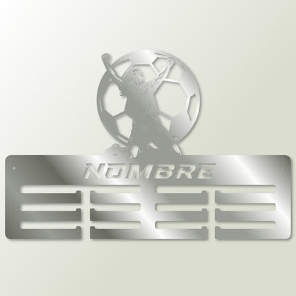 Medallero Fútbol Personalizado con Nombre