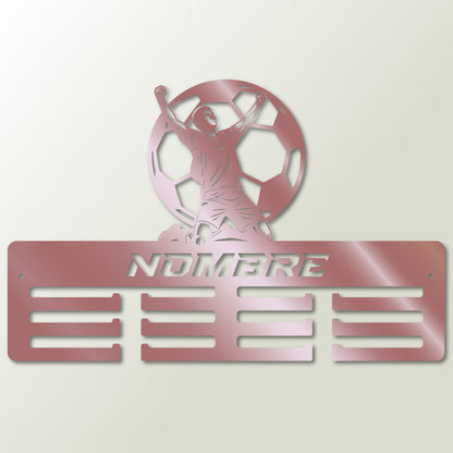 Medallero Fútbol Personalizado con Nombre