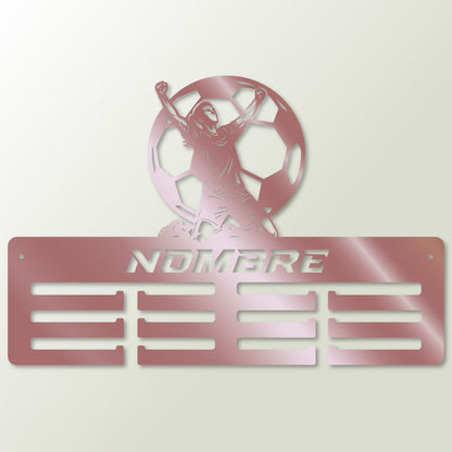 Medallero Fútbol Personalizado con Nombre