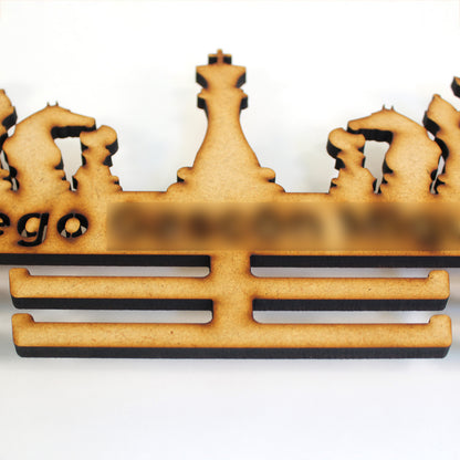 Medallero Ajedrez Personalizado con Nombre