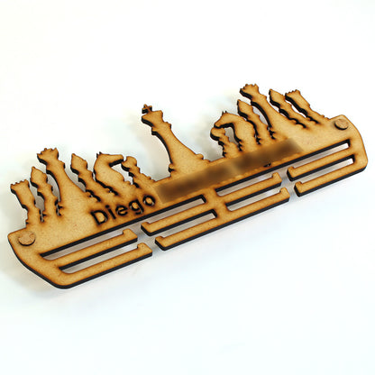 Medallero Ajedrez Personalizado con Nombre