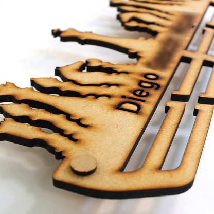 Medallero Ajedrez Personalizado con Nombre