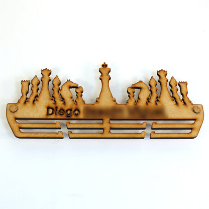 Medallero Ajedrez Personalizado con Nombre