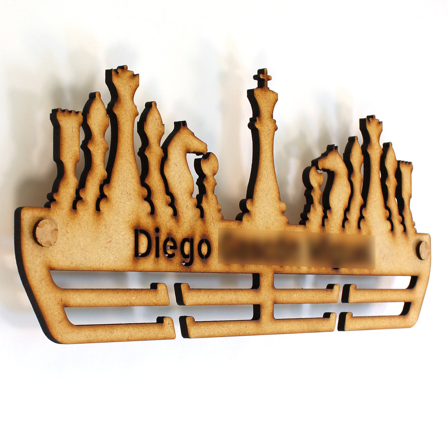 Medallero Ajedrez Personalizado con Nombre