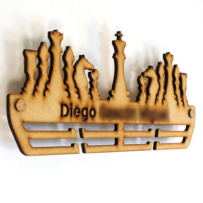 Medallero Ajedrez Personalizado con Nombre