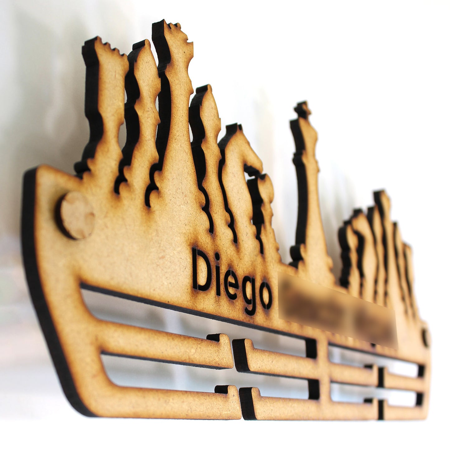 Medallero Ajedrez Personalizado con Nombre