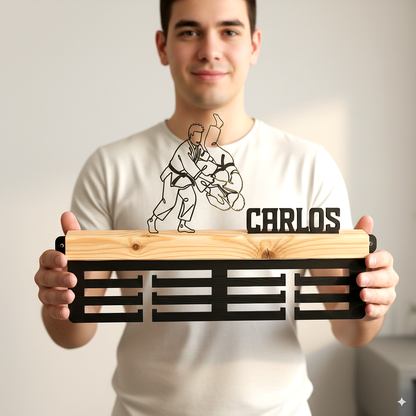 Medallero Karate Personalizado con Nombre