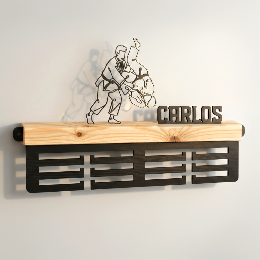 Medallero Karate Personalizado con Nombre