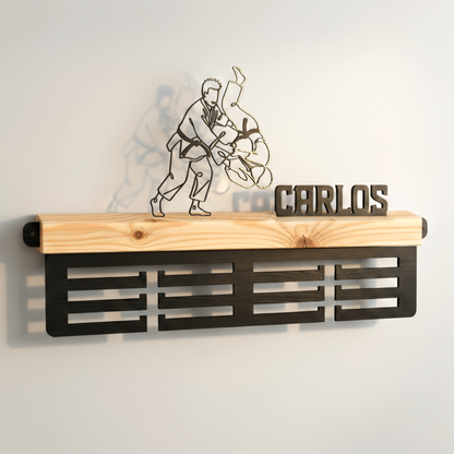 Medallero Karate Personalizado con Nombre