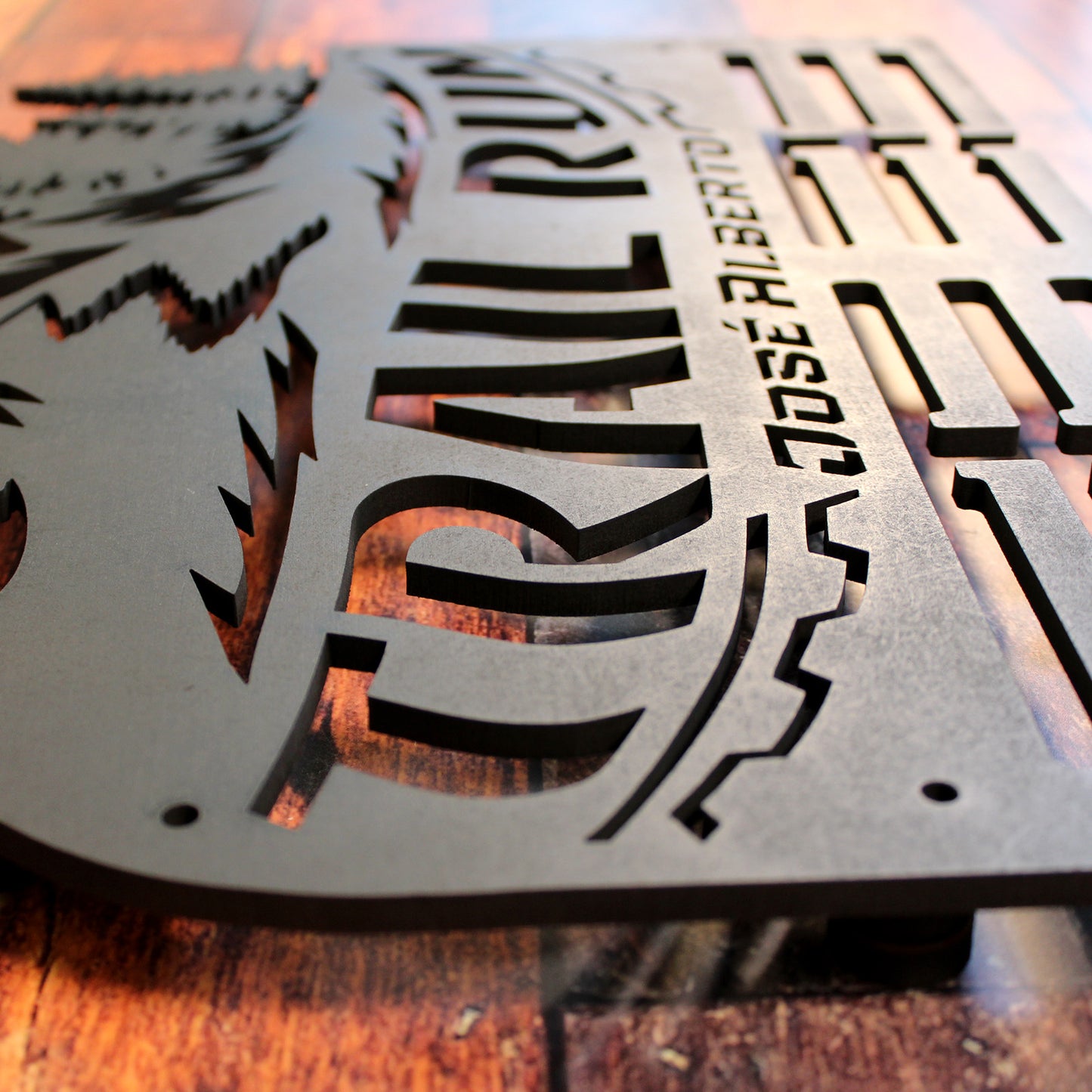 Medallero personalizado con nombre Trail Running