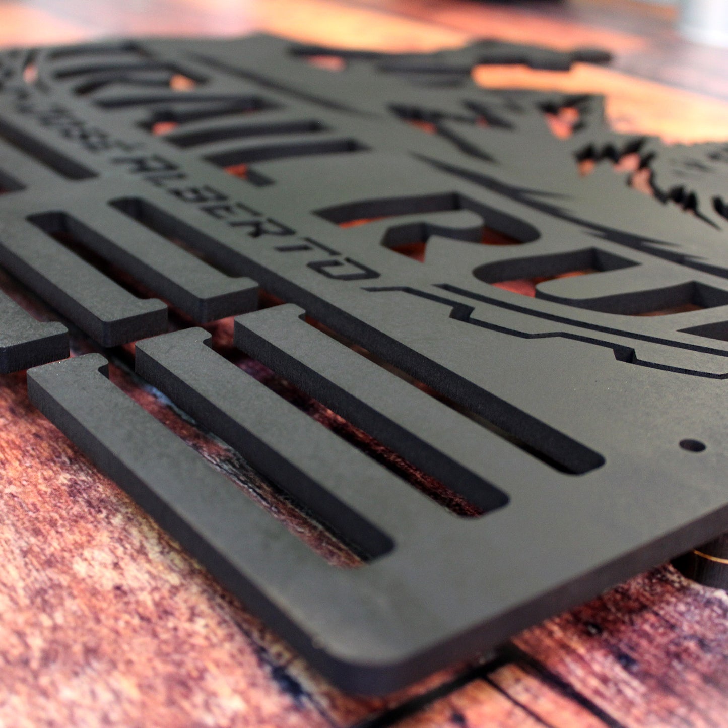 Medallero personalizado con nombre Trail Running