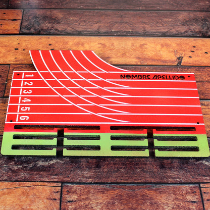 Medallero Running Marathón Pista Atletismo Personalizado con Nombre