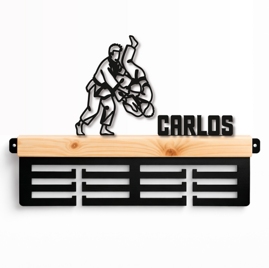 Medallero Karate Personalizado con Nombre