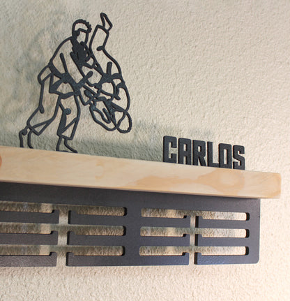 Medallero Karate Personalizado con Nombre