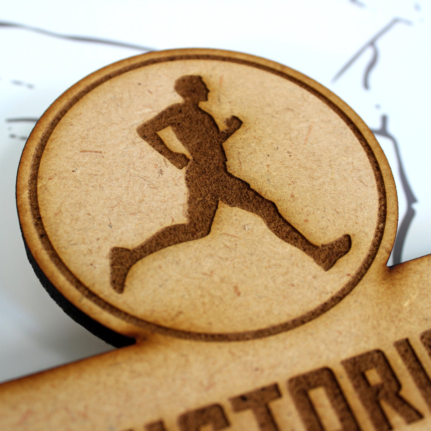 Medallero Madera Personalizado con Nombre