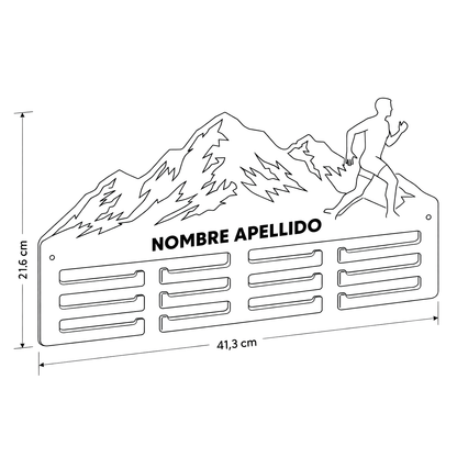 Medallero Trail Running Modelo Montaña