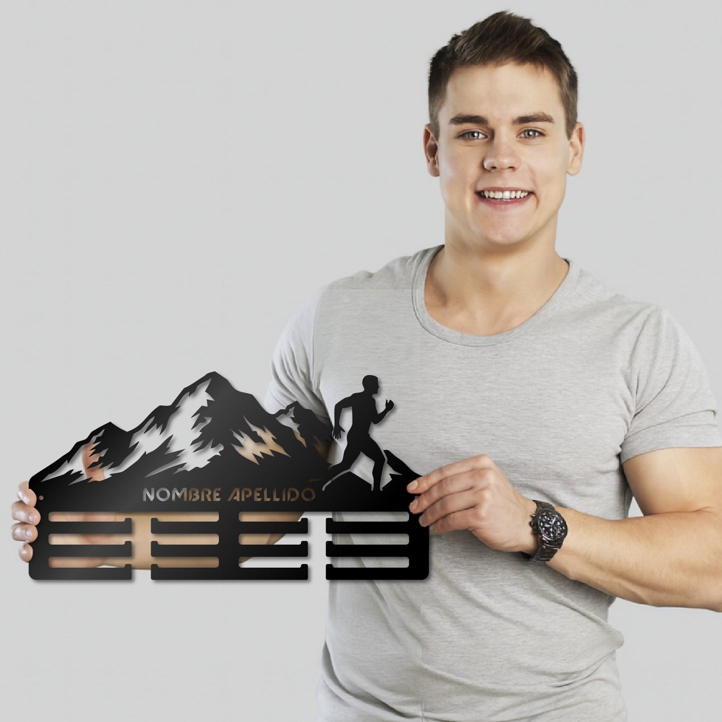 Medallero personalizado running Trail