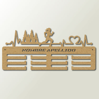 Medallero personalizado running Trail
