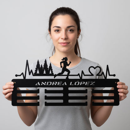 Medallero personalizado running Trail
