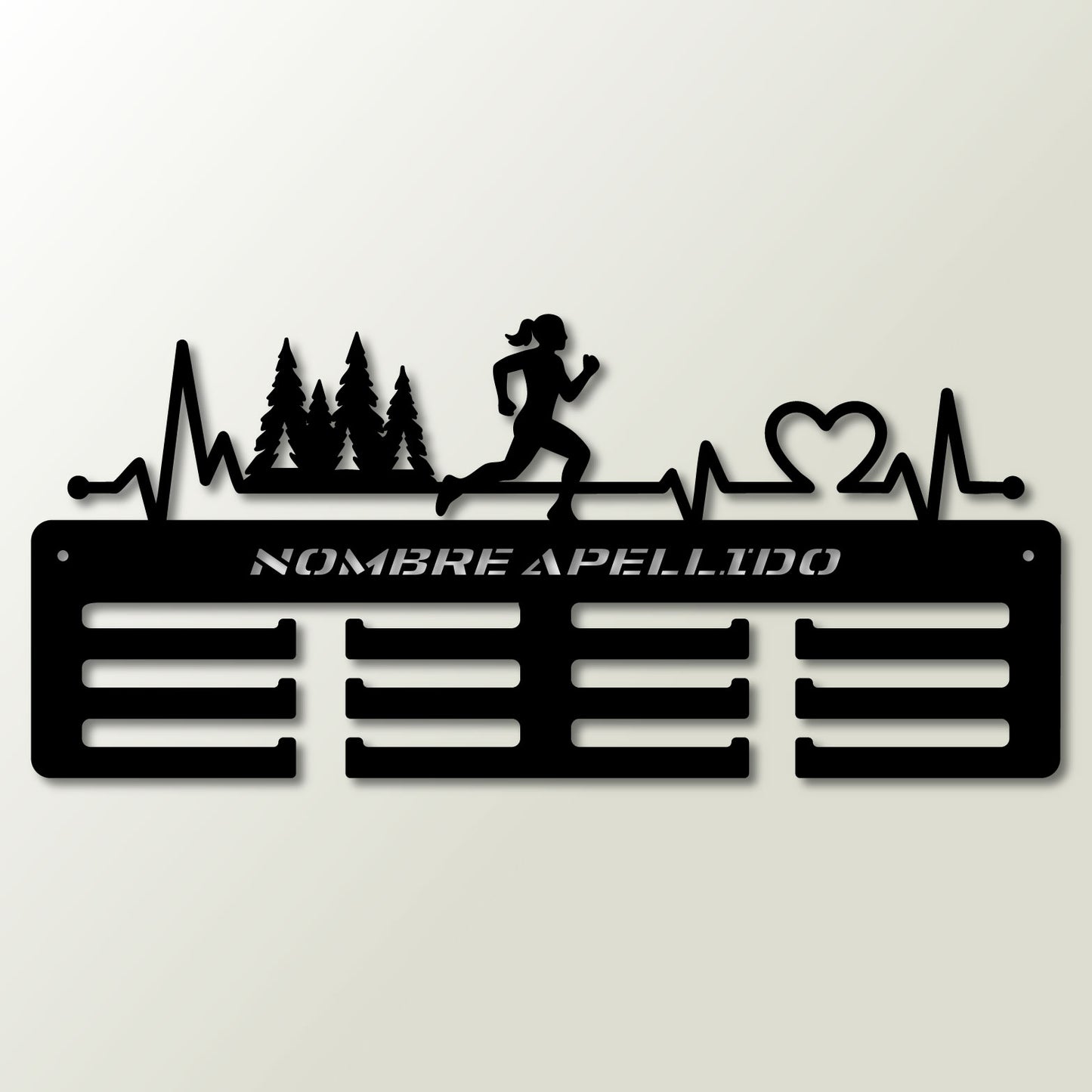 Medallero personalizado running Trail
