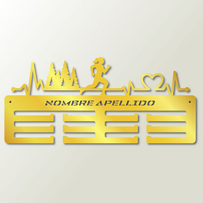 Medallero personalizado running Trail