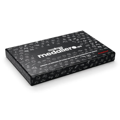Caja fabricada con Frase preferida+Nombre - imagen 3 - medallero deportivo personalizado